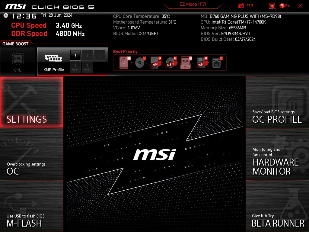 Обзор материнской платы MSI B760 Gaming Plus WIFI / Платформа ПК / iXBT Live