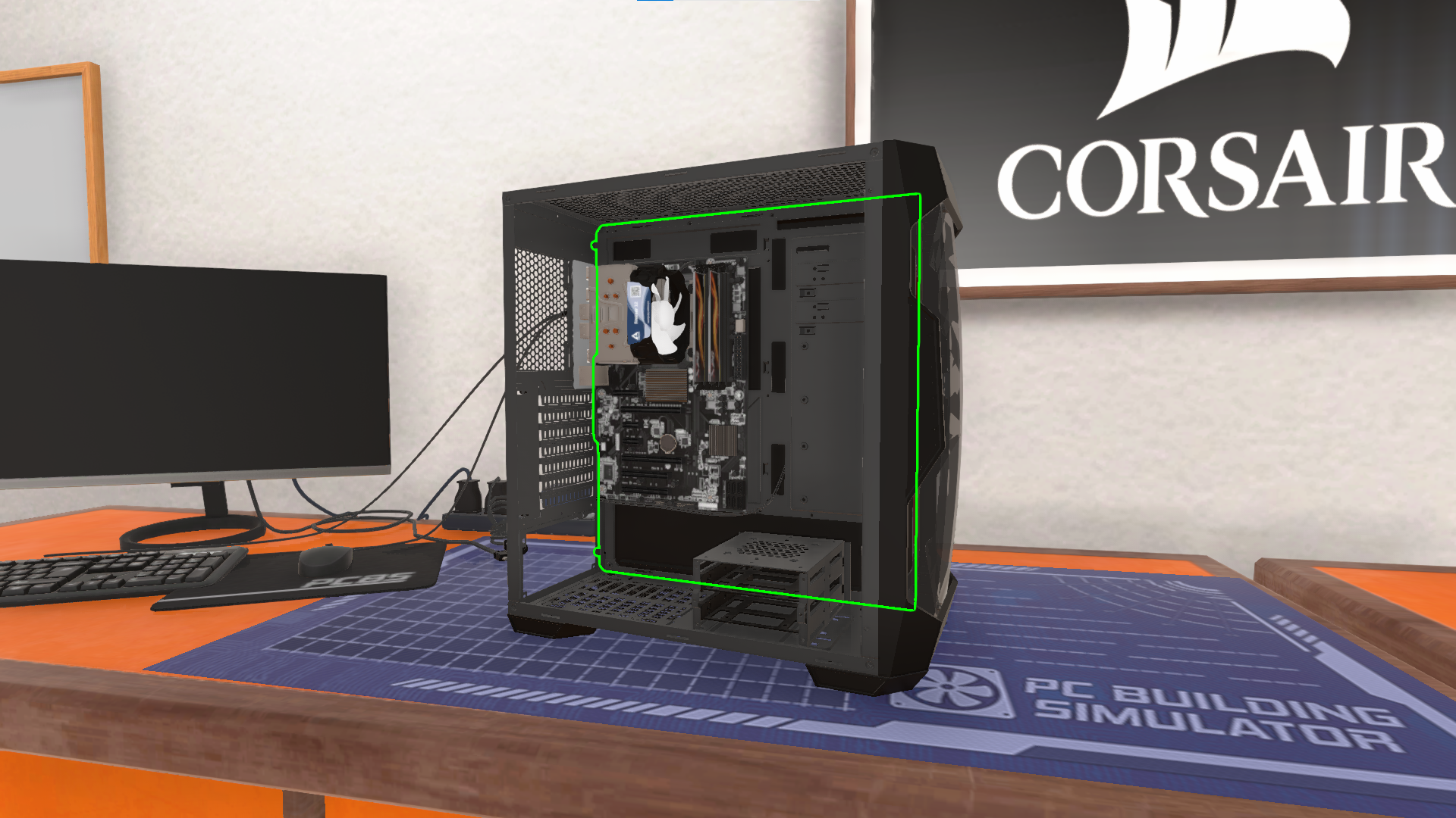Pc building. Симулятор монтажа. PC building Simulator требования. Лучший корпус в ПК Билдинг симулятор. PC building Simulator планшет.