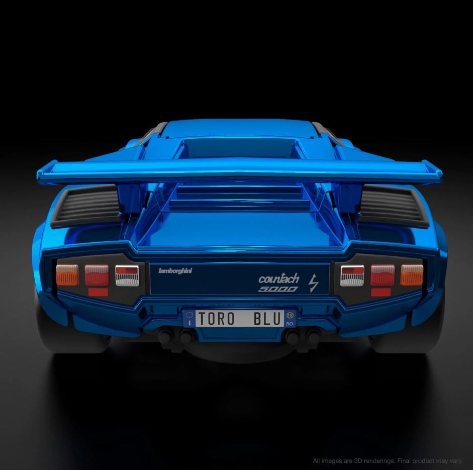 hot wheels lamborghini countach blue