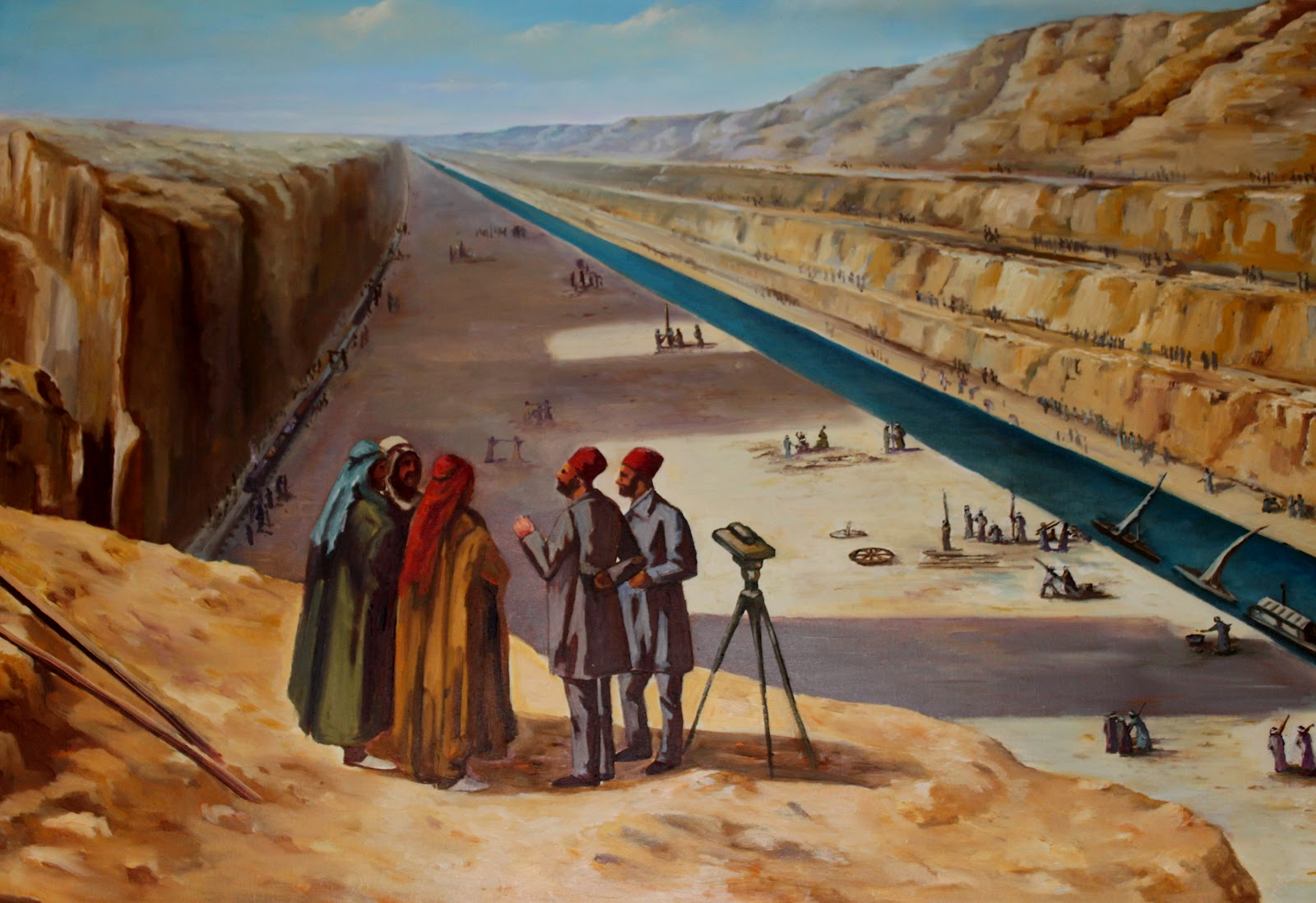 Суэцкий канал в египте