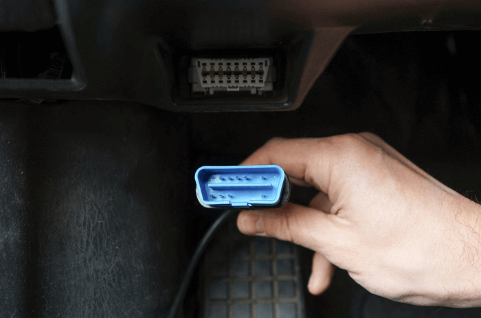 What do you need to diagnose a car through a phone?