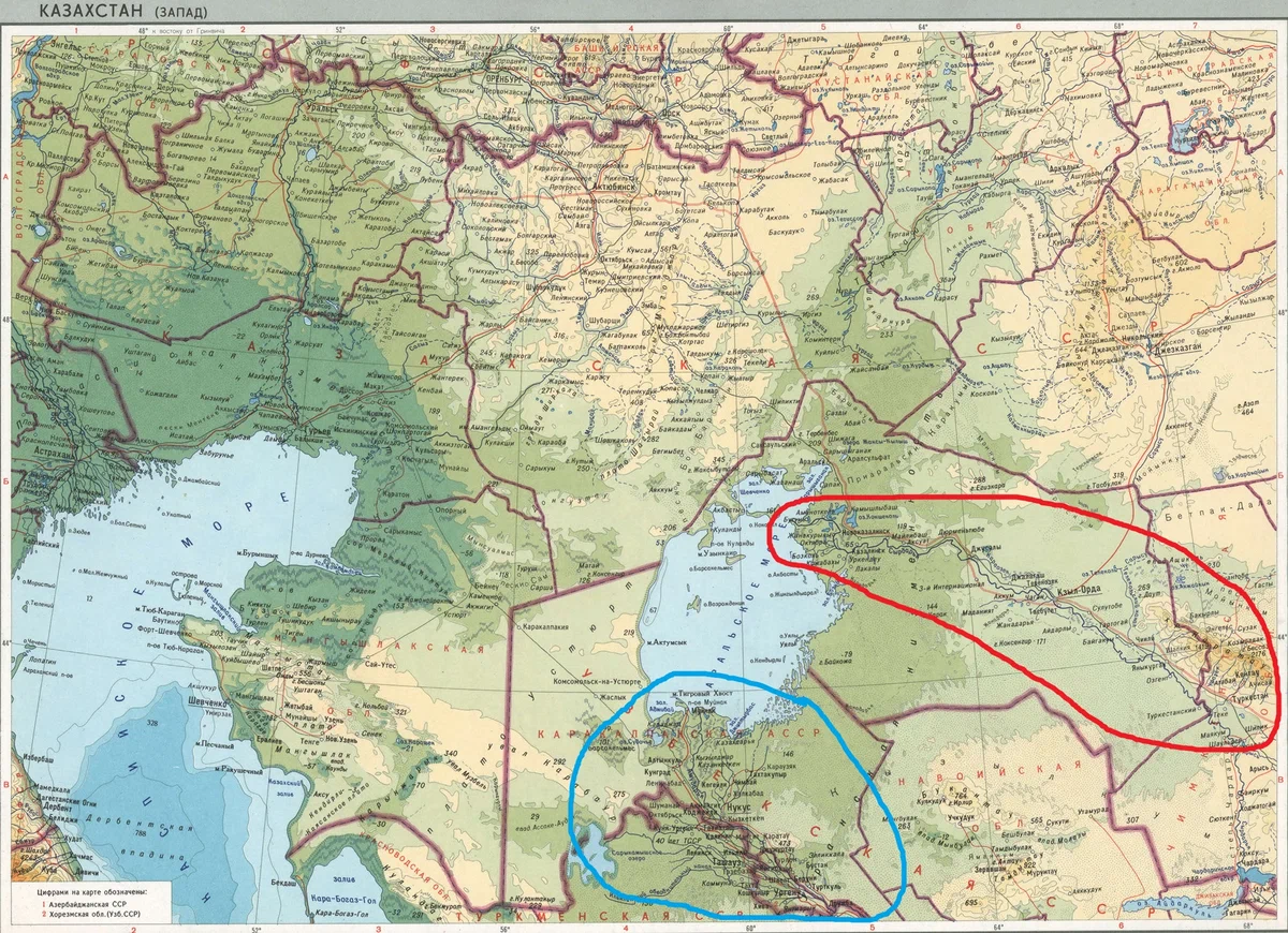 Аральское море на карте до и после карта