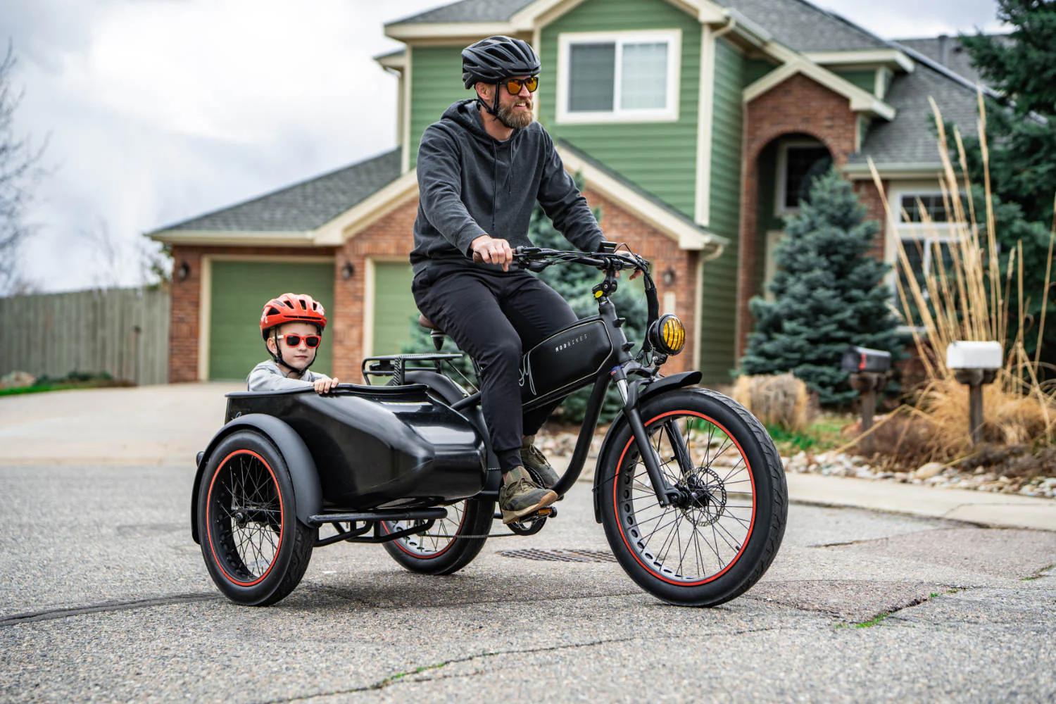 Велосипед с коляской. Американский производитель Mod bikes выпустил Mod  Easy SideCar 3  Автомобили, транспорт и аксессуары  iXBT Live