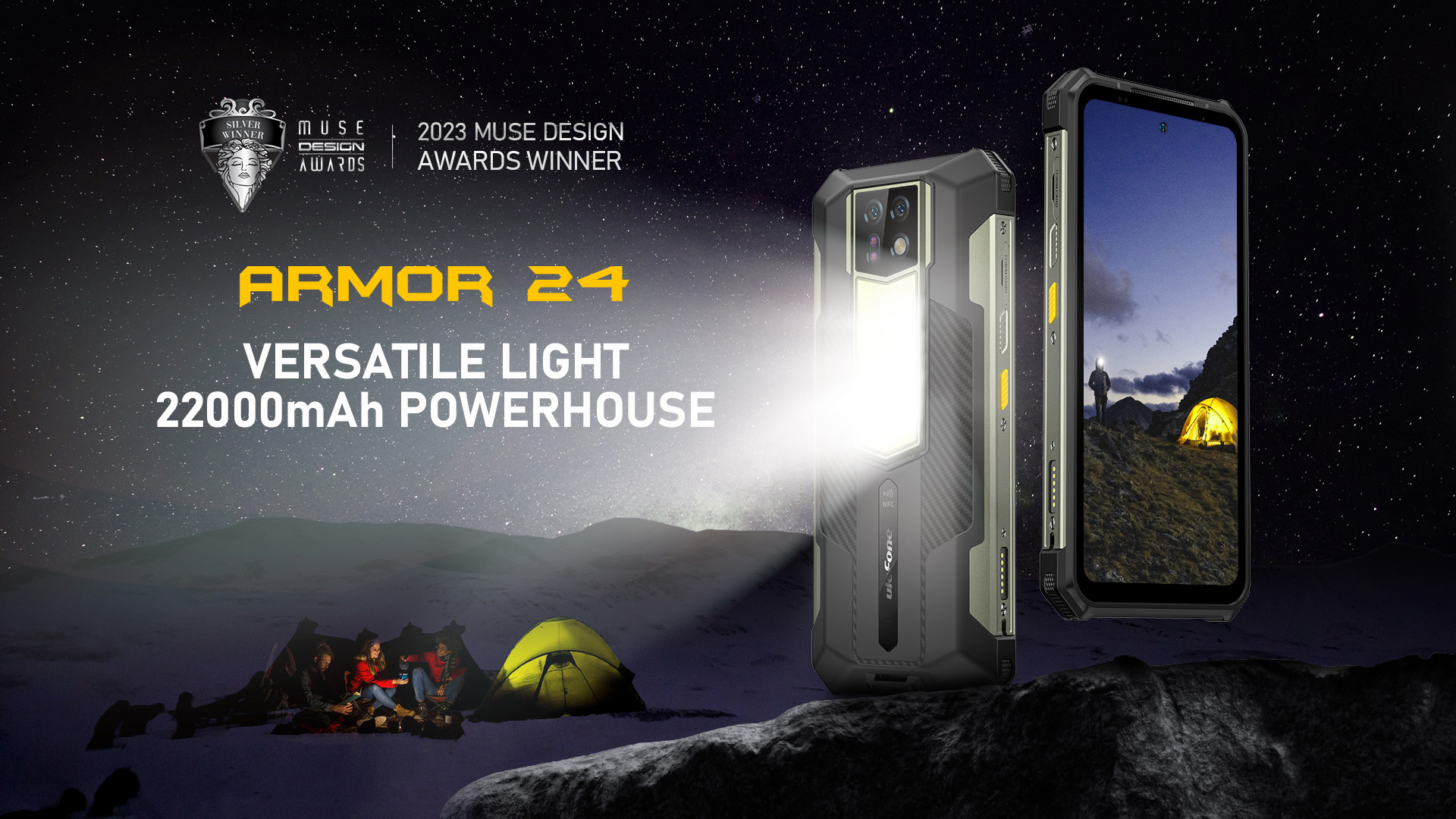 Смартфон-Powerbank с ярким фонариком и двумя камерами на 64 МП. Представлен  Ulefone Armor 24 / Смартфоны и мобильные телефоны / iXBT Live