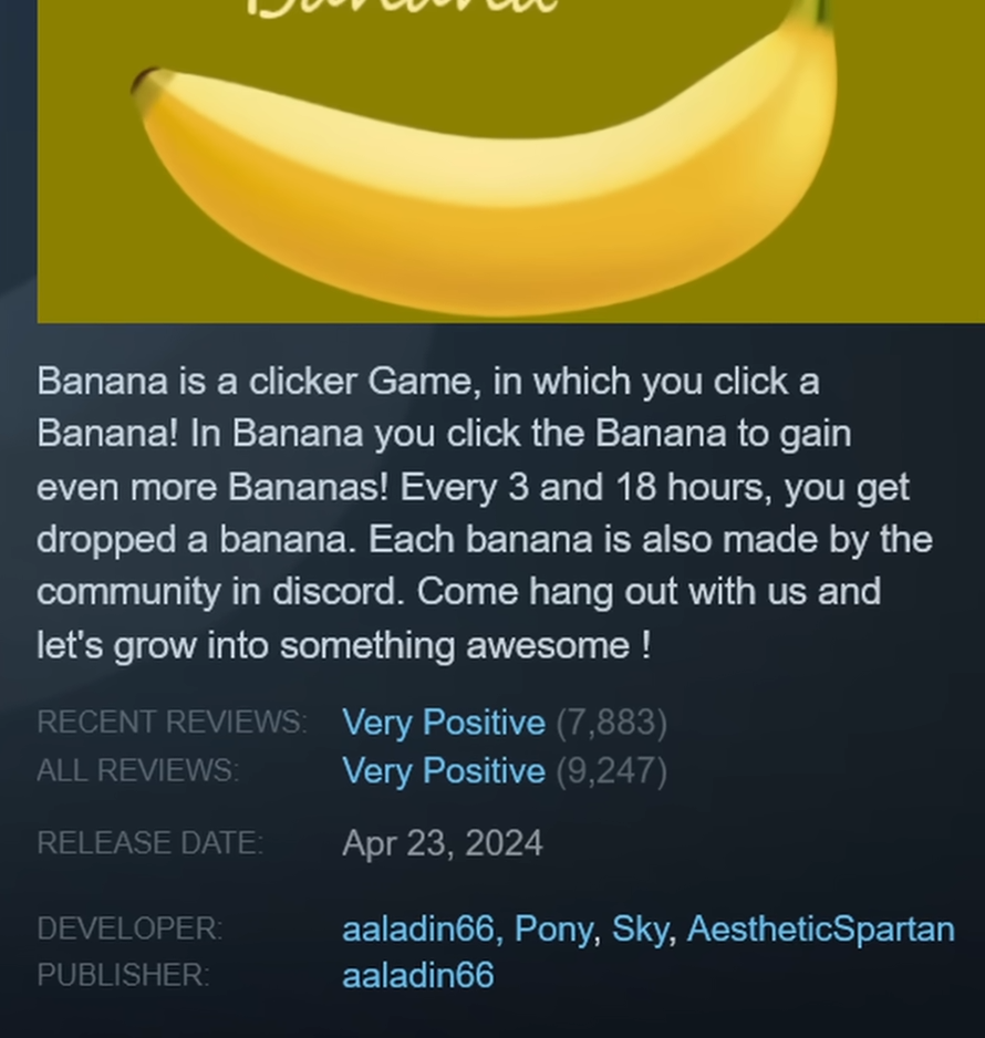 Обзор игры BANANA... или разбор очередного крипто-скама в Steam /  Компьютерные и мобильные игры / iXBT Live