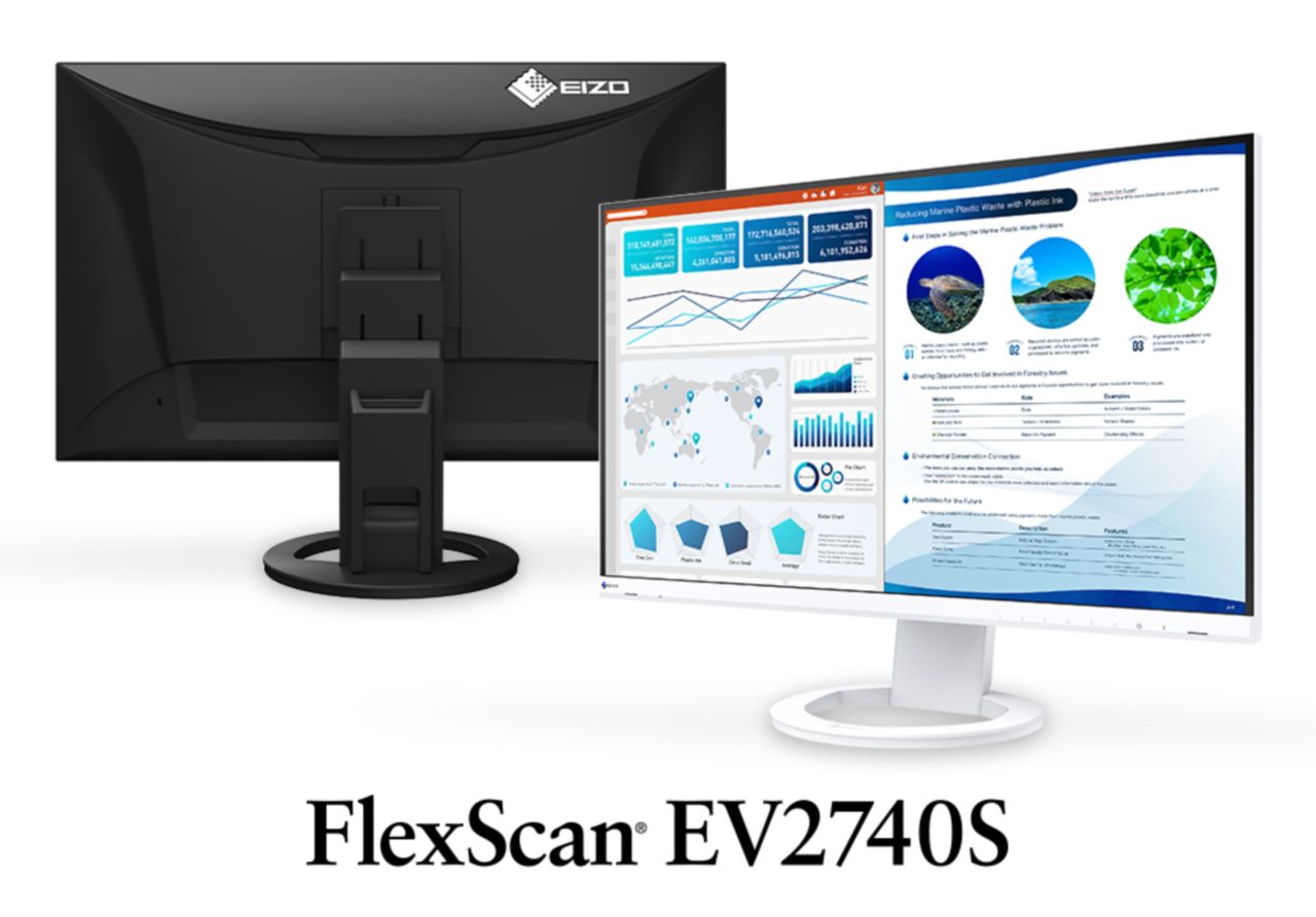 27-дюймовый 4K IPS-экран: Eizo представила новый монитор FlexScan