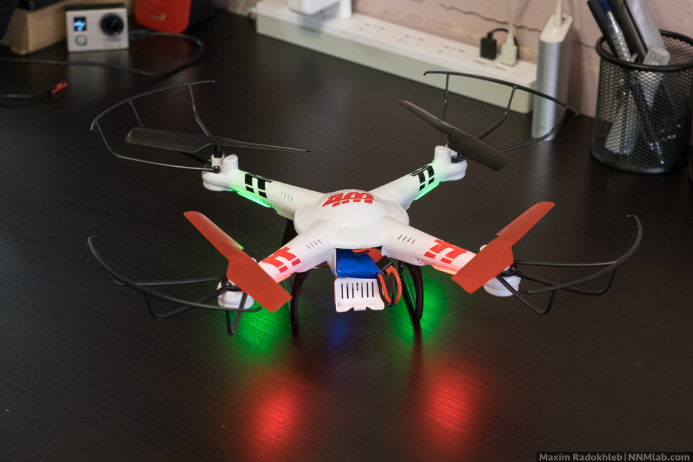 Экспресс-обзор WLtoys V686G: дешевый квадрокоптер с камерой FPV / Дроны ...