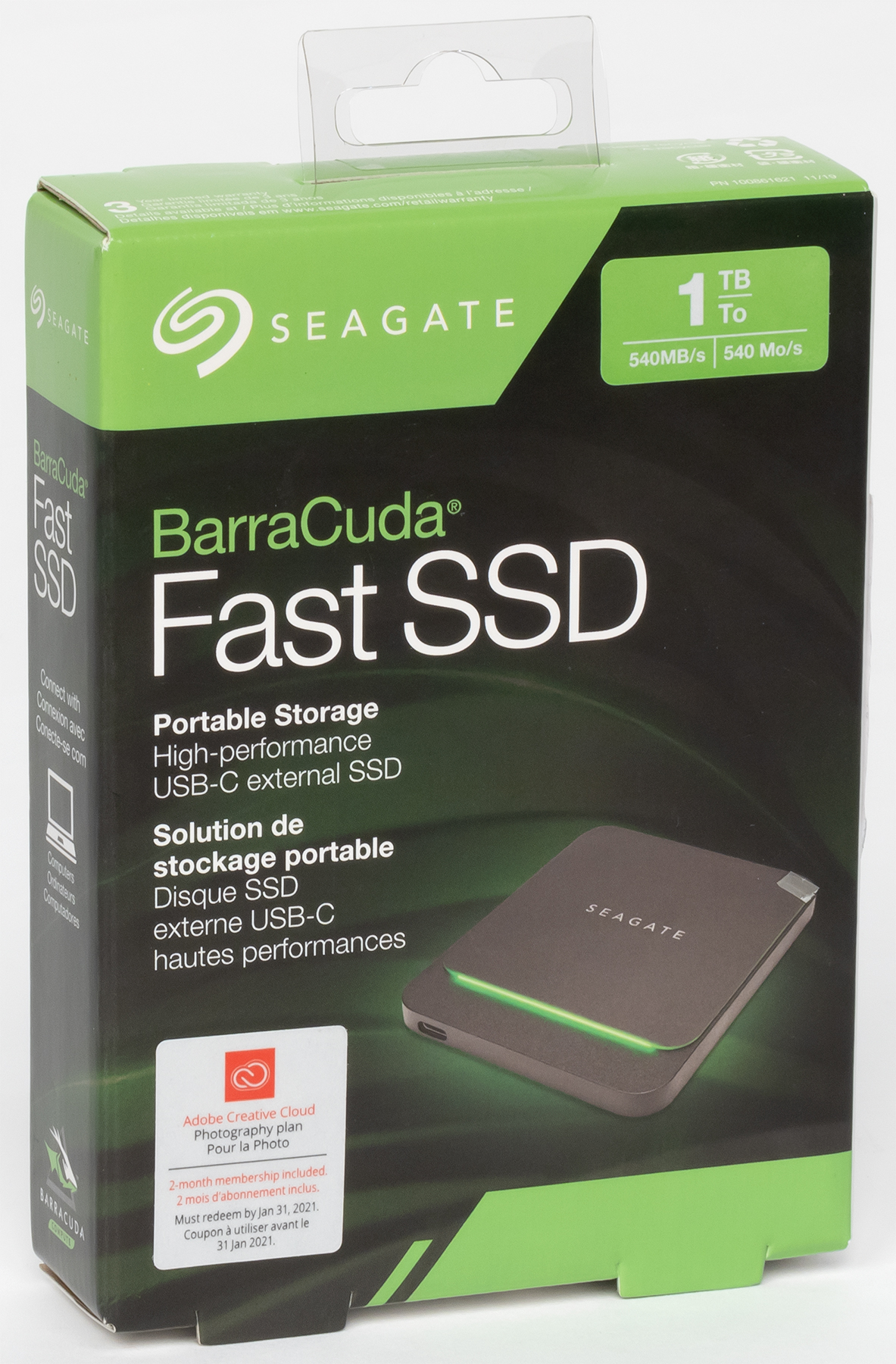 Внешний ssd seagate barracuda fast ssd 1 тб обзор