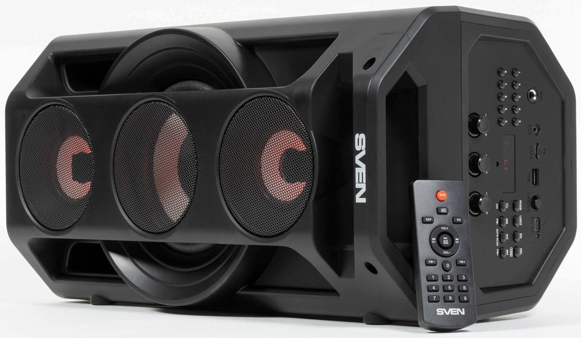 Портативная акустика Sven PS-680: новое переосмысление формата бумбокса ...