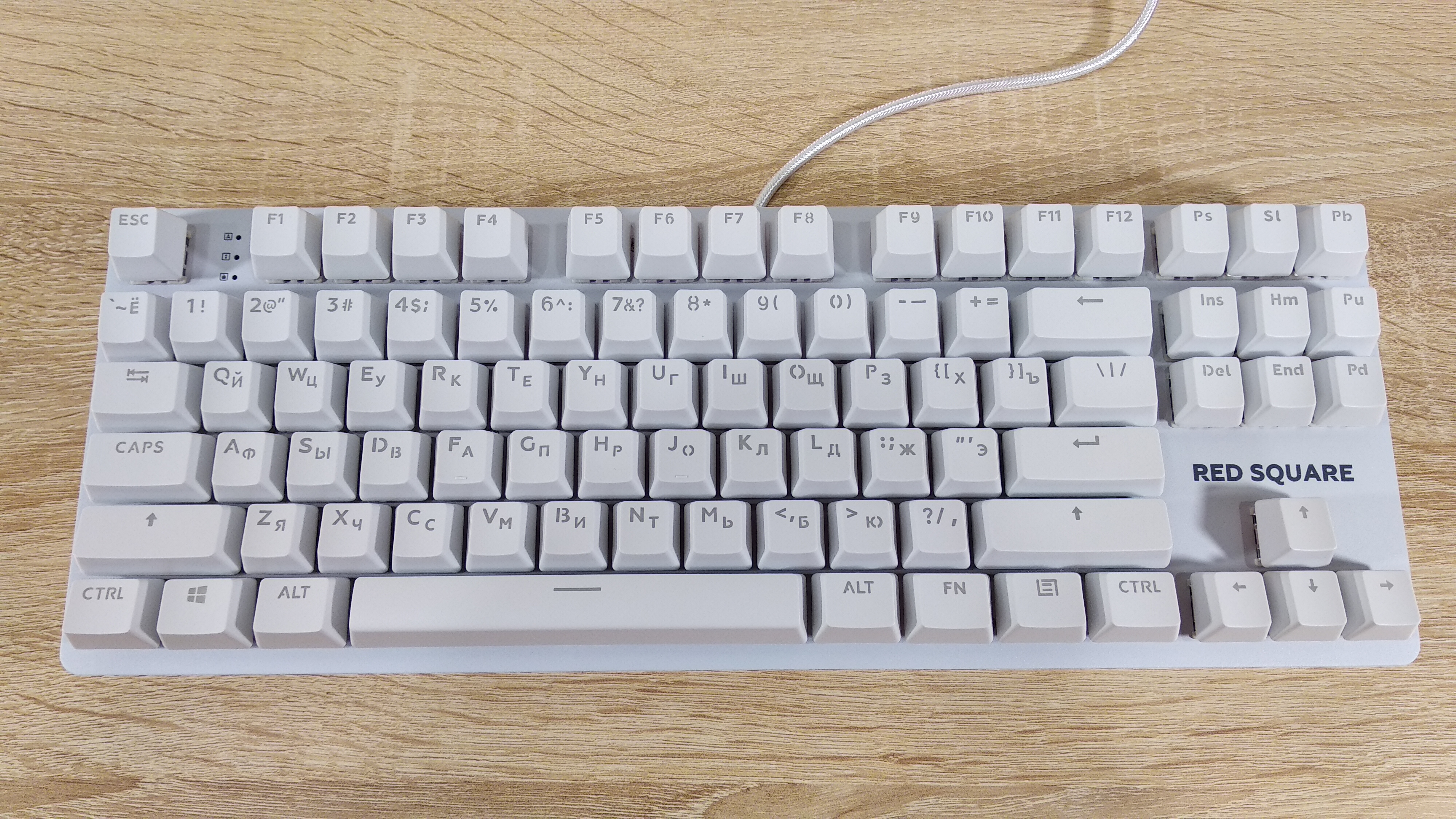 red square keyrox tkl white