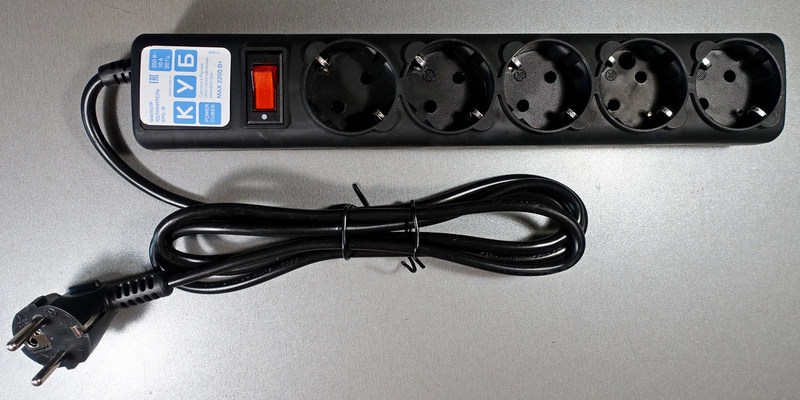 Тест сетевого фильтра Power Cube Куб SPG-B-6-Black / Зарядки ...