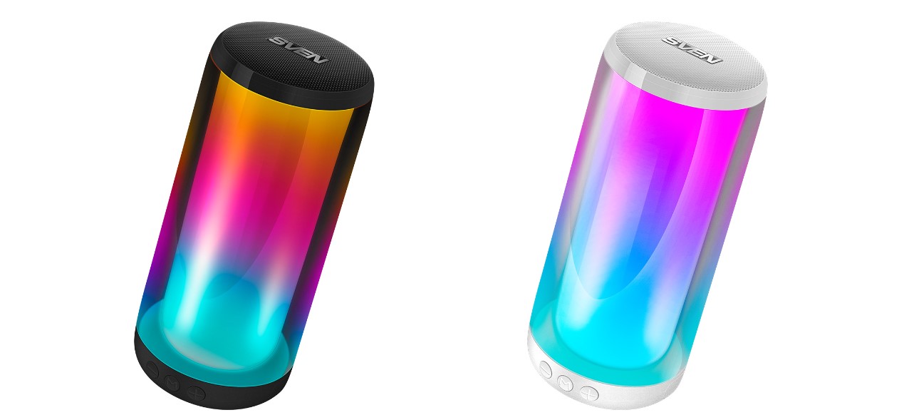 В России стала доступна портативная колонка Sven PS-260 с подсветкой ...