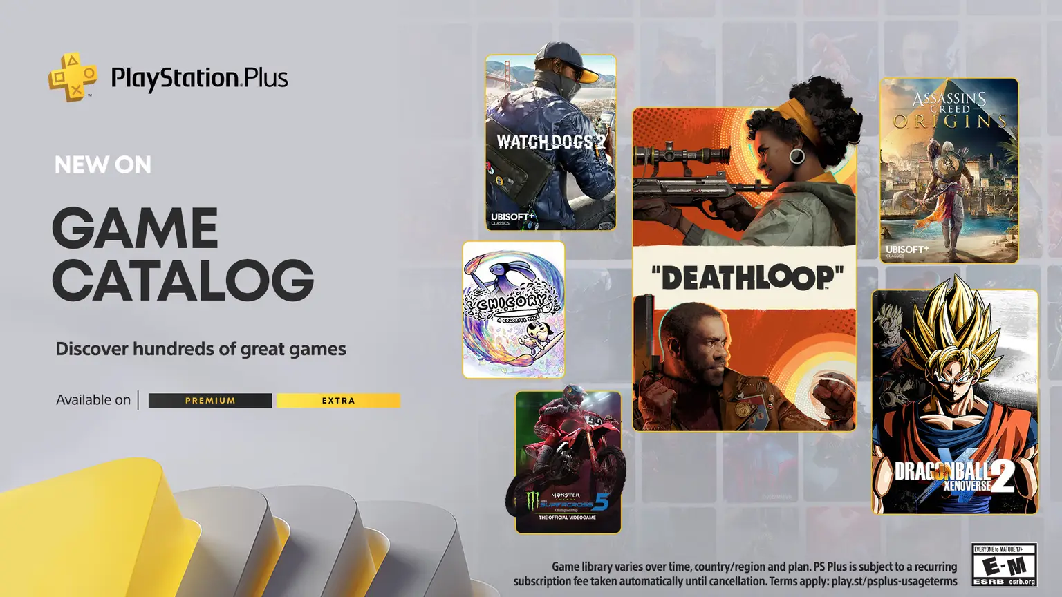 Sony назвала сентябрьские бесплатные игры для PS Plus. Deathloop и игры  Ubisoft появятся в PS Plus Extra и Premium