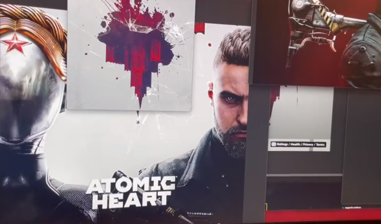 Разработчики Atomic Heart показали кейарт с роботом с косой на голове и  майором Нечаевым