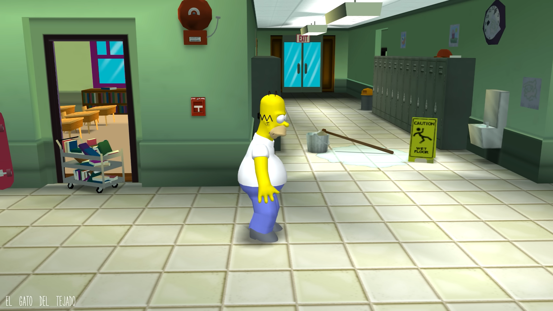 Ремастер The Simpsons Hit and Run продолжает радовать. Энтузиаст приблизил  графику к мультсериалу Симпсоны