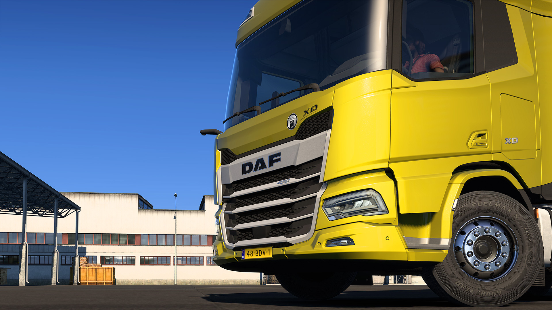 В Euro Truck Simulator 2 появился новый-старый грузовик. Скриншоты и осмотр  модели DAF XD