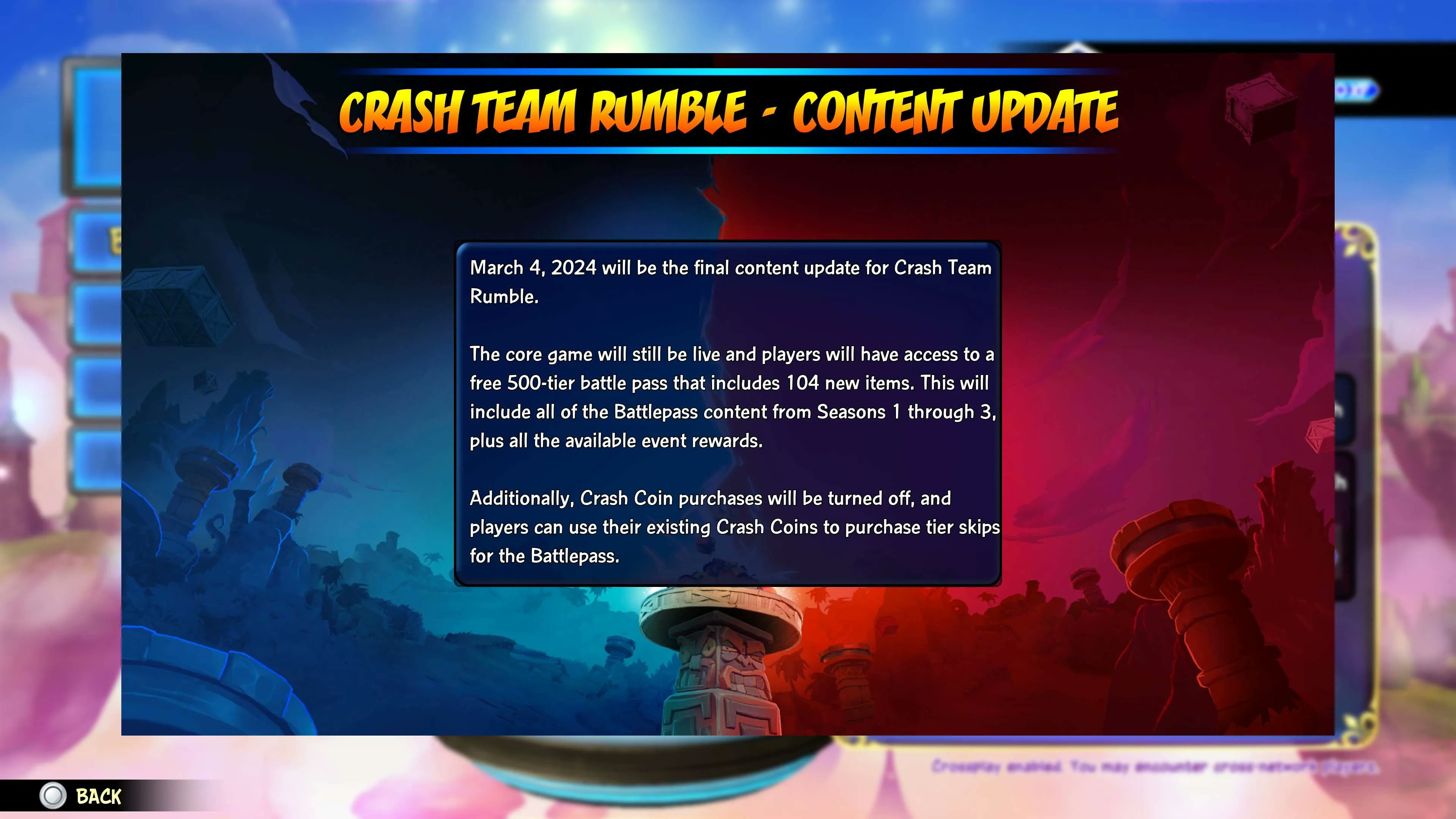 Crash Team Rumble лишилась поддержки. В ближайшее время в игру добавят  последний новый контент