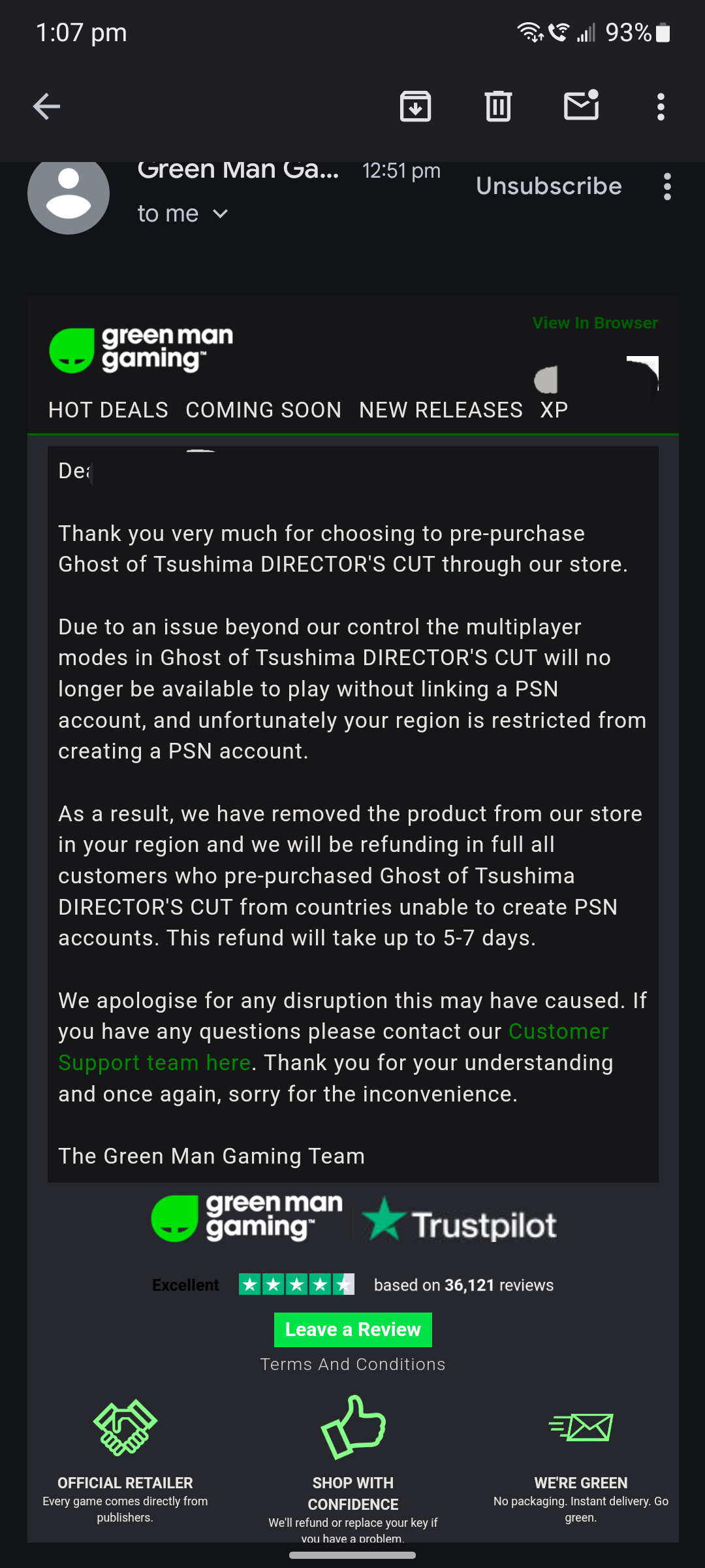 Слух: Ghosts of Tsushima снимают с продажи в регионах, где невозможно  официально зарегистрироваться в PSN