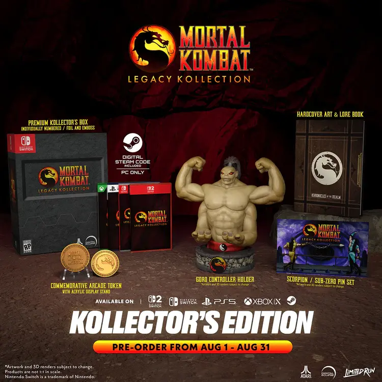 Коллекционное издание Mortal Kombat: Legacy Kollection включает